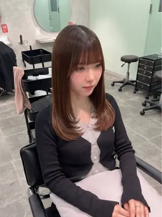 ロング 韓国ヘア🇰🇷🎀 山本うららのヘアスタイル