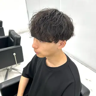 ショート パーマ メンズ 【メンズパーマ特化】 🍏網中勇喜のヘアスタイル