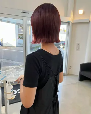 ショート カラー カラーモデル募集中／  ︎︎どまつひなのヘアスタイル