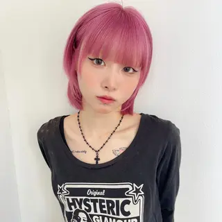 ミディアム カラー 🎀ミルクティー/暖 色×レイヤー/マリアのヘアスタイル