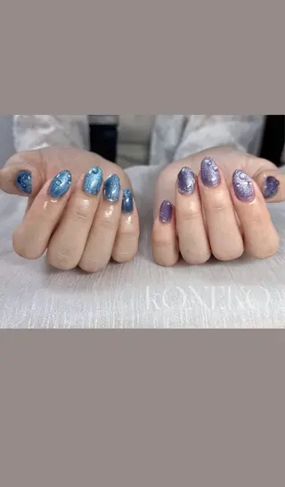 ネイル コネコネイルサロン モデル用のネイルデザイン