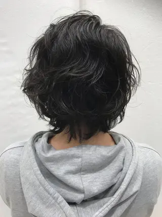 ショート パーマ 中野 克也のヘアスタイル