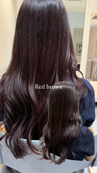 ロング カラー レイヤー/ウルフカッ ト/𝓡𝓲𝓷🍎のヘアスタイル