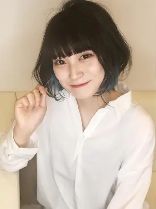ミディアム 松佐 ゆかりのヘアスタイル