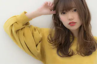 セミロング PEAKS　渋谷店所属・髪質改善🌟 TAKERUのヘアスタイル