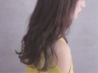 セミロング カラー 長井 徹行のヘアスタイル