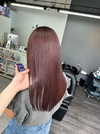 ミディアム カラー 坂井 水菜美のヘアスタイル