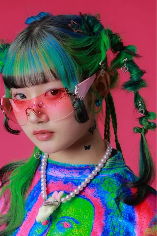 ヘアアレンジ こだわりハイトーン/ ケアブリーチ/岸のヘアスタイル