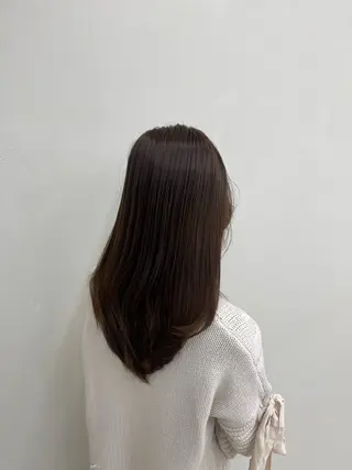 セミロング カラー 透明感カラー🎨 Takumaのヘアスタイル