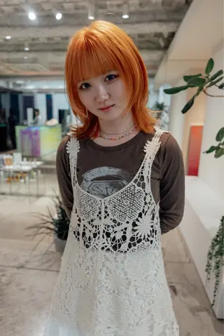 ミディアム カラー STAN WOOD所属・似合わせcut 🔥yutakaのヘアスタイル