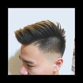 ショート メンズ 及川シゲル 髪質改善講師のヘアスタイル