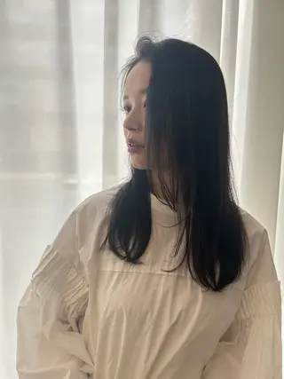 ミディアム カラー 髪質改善Bonheur川西所属・ノンダメージ ✂︎竹村まどかのヘアスタイル