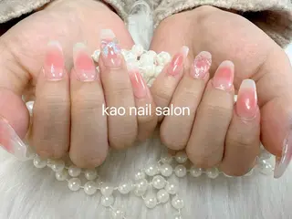 ネイル kao nail マグネット/長さだしのネイルデザイン