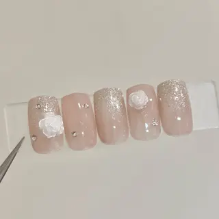 ネイル 🎀チーク/ちゅるん 🫧chisa🎀のネイルデザイン