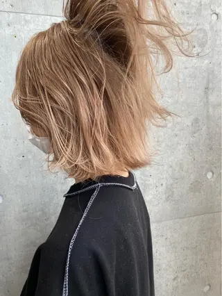 ミディアム カラー 🤍柔らかhair 🤍Kazu 🐩のヘアスタイル