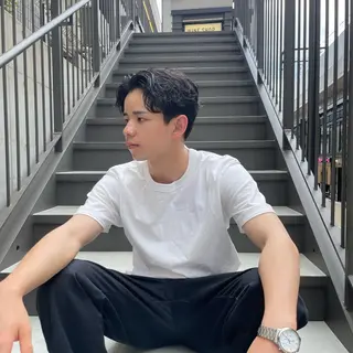 パーマ メンズ ニュアンスパーマ/ メンズカット田島勇樹のヘアスタイル