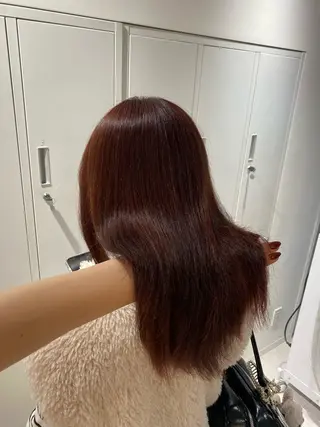 ロング カラー AIN.ANLY.所属・韓国ｶﾞｰﾘｰ 🎀ミスズ🩰のヘアスタイル