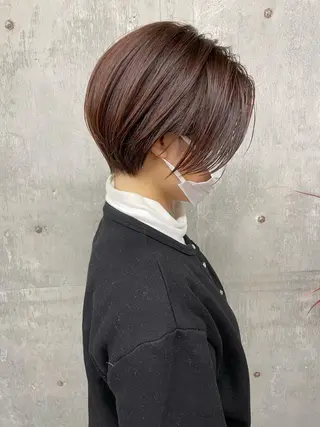 ショート カラー 江上拓郎/ショート /酸性ストレートのヘアスタイル