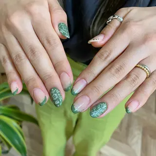 ネイル Amber21.所属・Nagahama Akariのネイルデザイン