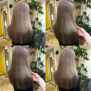 ロング カラー 艶カラー/韓国顔周り 🎀mamiのヘアスタイル