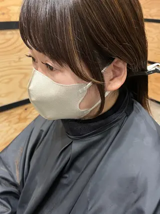 ミディアム カラー パーマ ヘアアレンジ メンズ キッズ ネイル マツエク・マツパ times salon名駅所属・久木原 ゆりのヘアスタイル