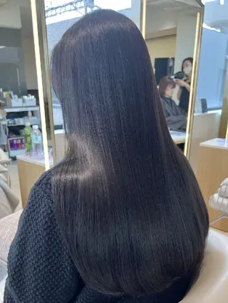 ロング カラー CONTI　ROMMY.所属・フカマチケイコ/本厚 木/ミディアム/艶髪のヘアスタイル