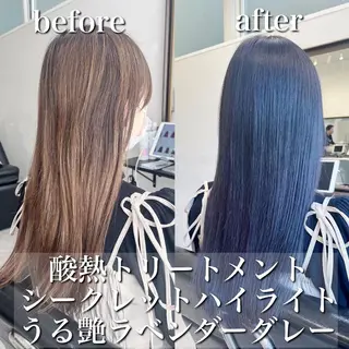 ロング カラー 酸熱トリートメント/ 髪質改善🌟玉井香奈のヘアスタイル