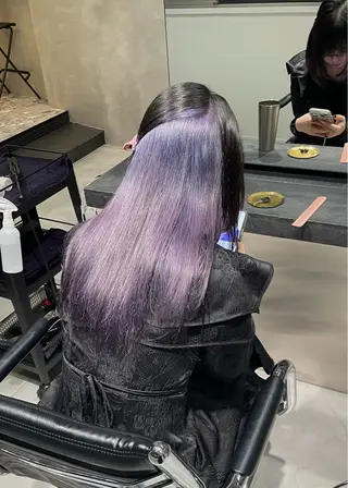 ロング カラー 💝透明感/ブリーチ /れい💝のヘアスタイル