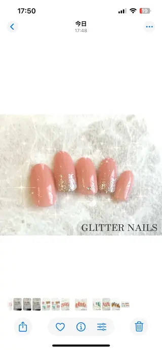ネイル GLITTER NAILS所属・glitter na ils AYAのネイルデザイン