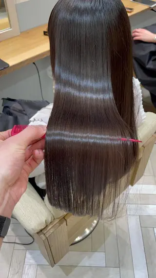 セミロング 新宿/髪質改善/ボブ 韓国レイヤー大重聖斗のヘアスタイル