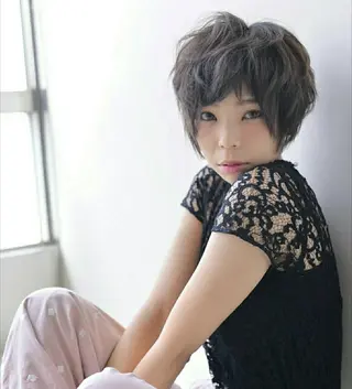 ショート カラー パーマ ミディアム Roid 代表✨HIROのヘアスタイル