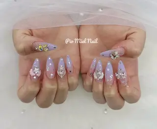 ネイル momo 長さだしのネイルデザイン