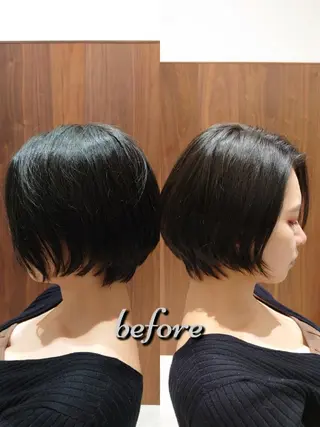ショート カラー GO TODAY SHAiRE SALON キラリトギンザ店所属・🐱higajo🐱 比嘉門(ヒガジョウ)のヘアスタイル