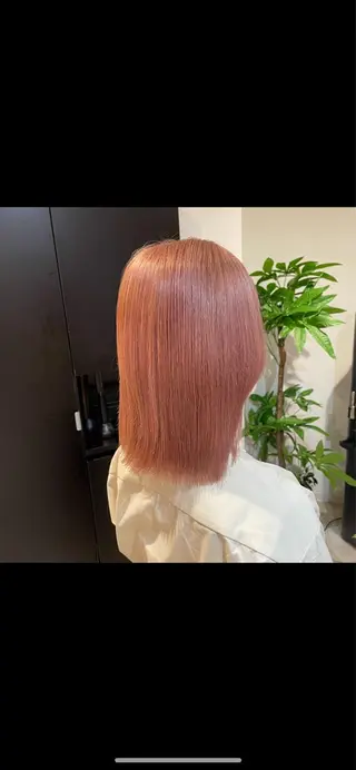 ミディアム ブリーチカラー特化 碇　英朗のヘアスタイル