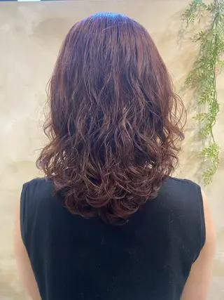 ミディアム ENIEN MAKE'S 立川所属・綾/ベージュカラー /パーマ🩰のヘアスタイル