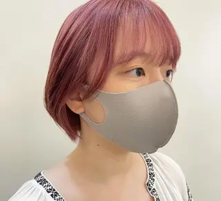 ショート カラー 透明感・艶カラー/ 坂田友梨奈のヘアスタイル