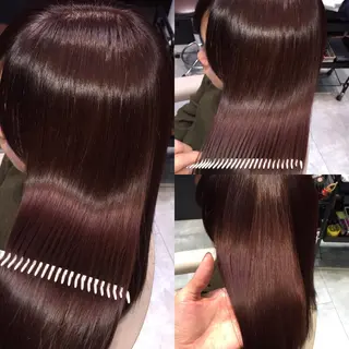 ミディアム セミロング カラー Re:ta KANZOのヘアスタイル