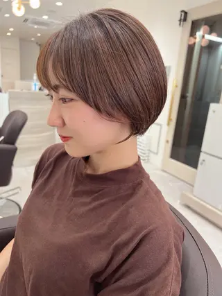ショート カラー LA KING GINZA TOKYO所属・🧡ショートの達人 🧡SHOのヘアスタイル