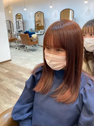 セミロング カラー カット特化型 美容師/栗本のヘアスタイル