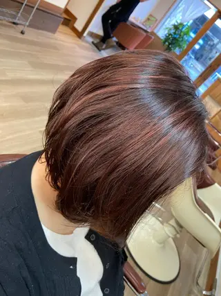 ミディアム カラー chill out 南塚口本店のヘアスタイル