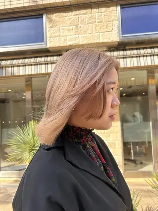 ショート カラー 🦖ミニボブ/ボブ /MOEKA🦕のヘアスタイル