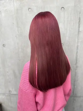 ロング 土田かほ/本日🈳 透明感カラー🍃のヘアスタイル