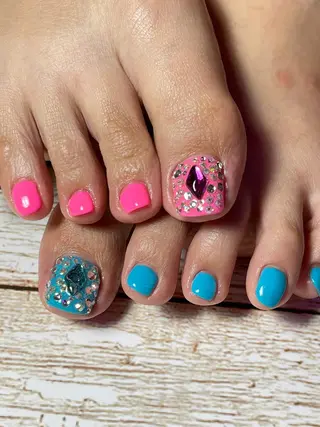 カラー ネイル Chérinail 爪のお手入れのネイルデザイン