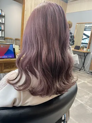 セミロング カラー ✂カノエ厚南店 ／スタッフモデル✂のヘアスタイル