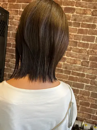 ミディアム カラー パーマ ヘアアレンジ メンズ キッズ ネイル マツエク・マツパ アイブロウ times salon名駅所属・久木原 ゆりのヘアスタイル