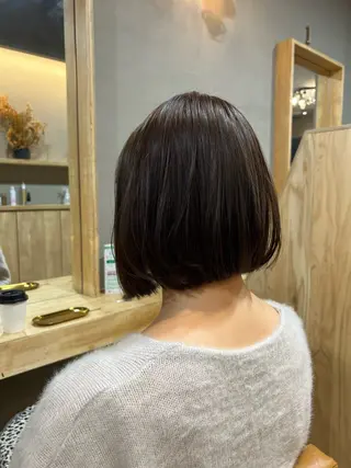 ショート カラー 神戸ボブ✂️ ioe三宮/田 伸佳のヘアスタイル