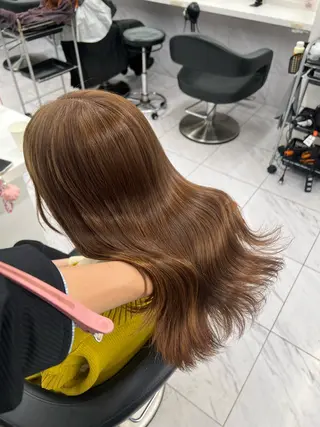 セミロング カラー 韓国レイヤーカット /REIのヘアスタイル