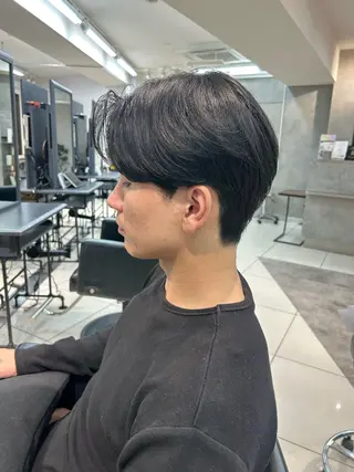 ショート メンズ ナチュラル×色気パ ーマ 渋谷/マナミのヘアスタイル