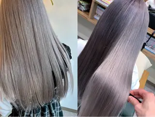 カラー ブリーチ/ストレート ダブルカラーtetoのヘアスタイル