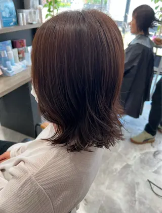 ミディアム 透明感/レイヤー💎 髪質改善/希美のヘアスタイル